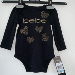 Bebe baby Size 6-9 M black,